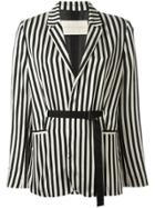 Christian Wijnants Striped Blazer - Black