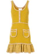 Alice Mccall Heaven Ribbed Knit Dress - Yellow