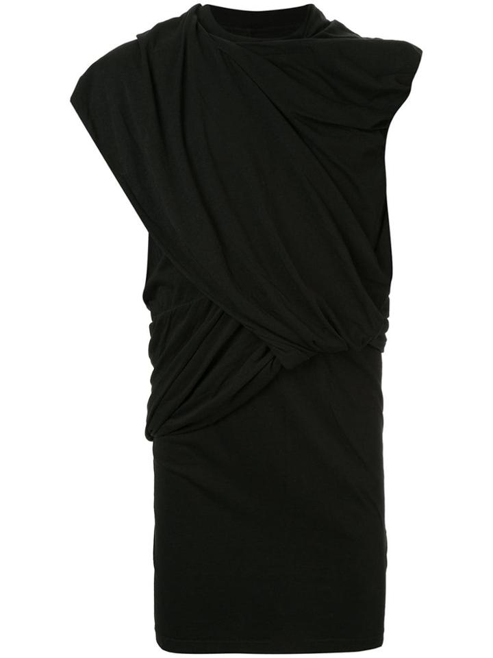 Rick Owens Drkshdw Layered Longline T-shirt - Black