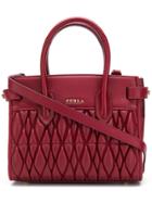 Furla Pin Quilted Tote - Red