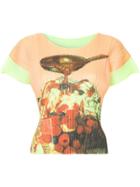 Issey Miyake Vintage Sundae Print Pleated T-shirt - Multicolour