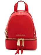 Michael Michael Kors Mini Rhea Backpack - Red