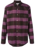 Our Legacy Flannel Check Shirt, Men's, Size: 46, Pink/purple, Cotton
