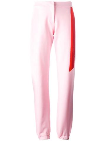 Caitlin Price Stripe Detailing Track Pants, Women's, Size: Xs, Pink/purple, Polyamide/spandex/elastane/viscose