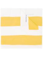 Corto Moltedo Striped Foulard, Women's, Yellow/orange, Silk