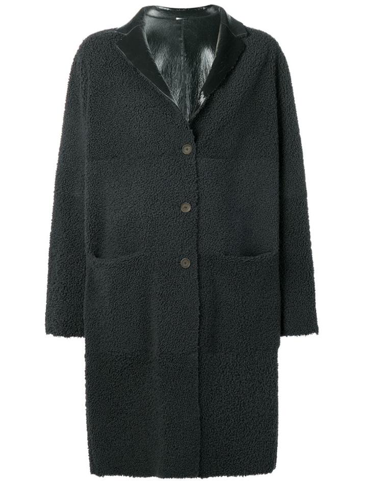 Fabiana Filippi Shearling Coat - Grey