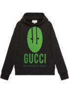 Gucci Manifesto Oversized Hoodie - Black