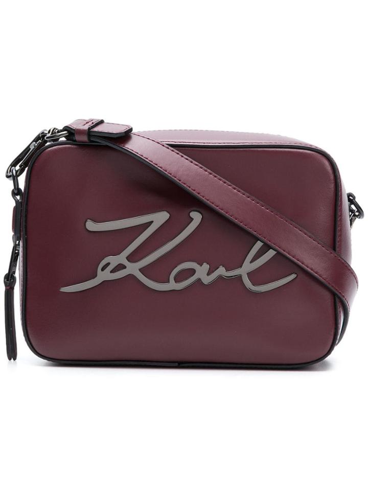 Karl Lagerfeld K/signature Camera Bag - Red