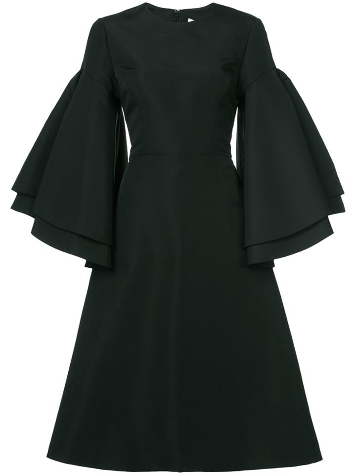 Christian Siriano Flared Dress - Black