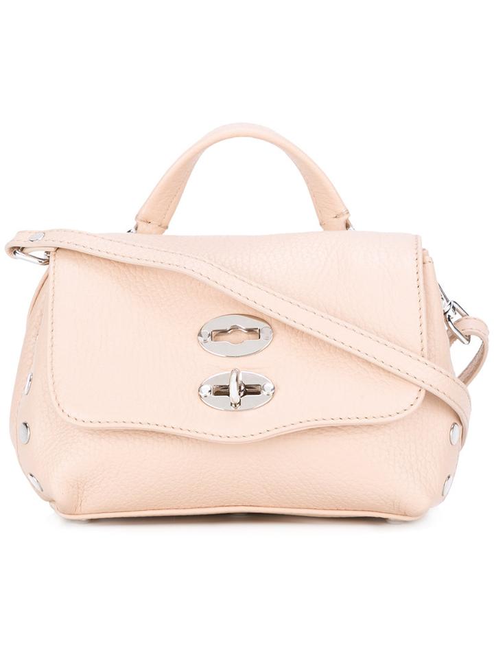 Zanellato Super Baby Crossbody Bag, Women's, Nude/neutrals, Leather