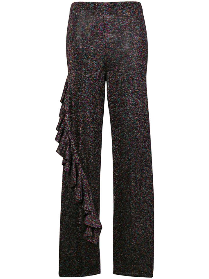 Giorgio Armani Loose-fit Straight Trousers - Blue