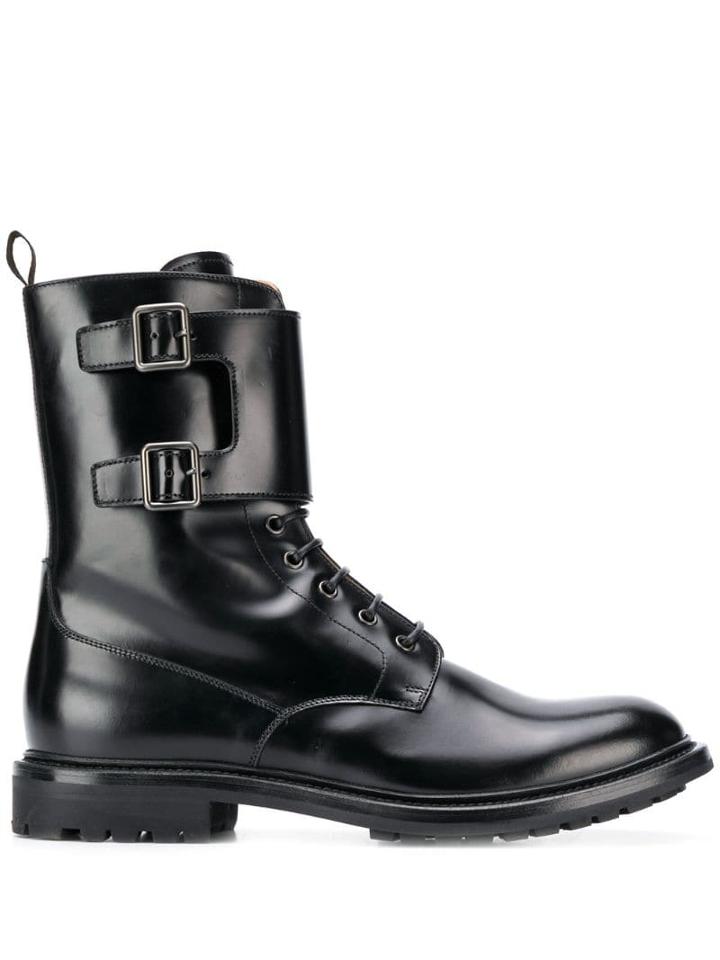 Church's Lace-up Combat Boots - Black