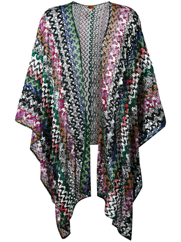 Missoni - Open Knit Cardigan - Women - Rayon/cupro/polyester - One Size, Rayon/cupro/polyester