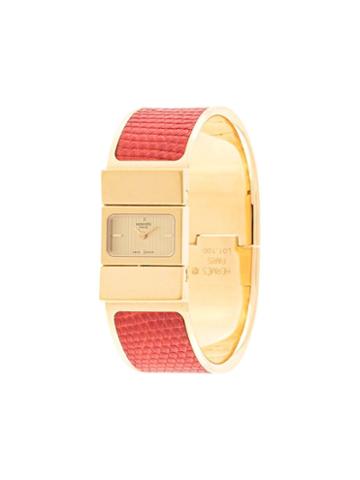 Hermès Pre-owned Loquet Clic Clac Watch - Red
