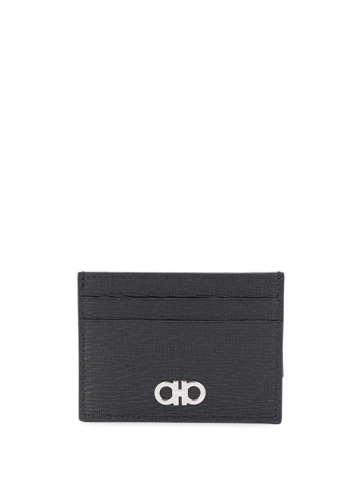 Salvatore Ferragamo Money Clip Cardholder - Black