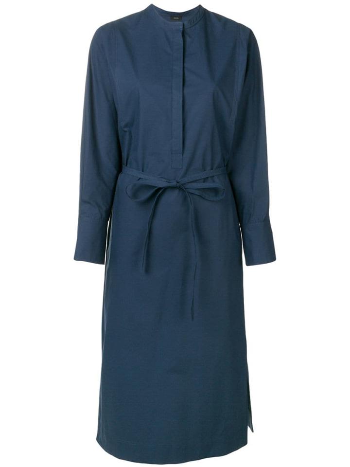 Joseph Ferris Poplin Shirt Dress - Blue