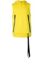 Blackbarrett Sleeve-less Hooded Top - Yellow & Orange