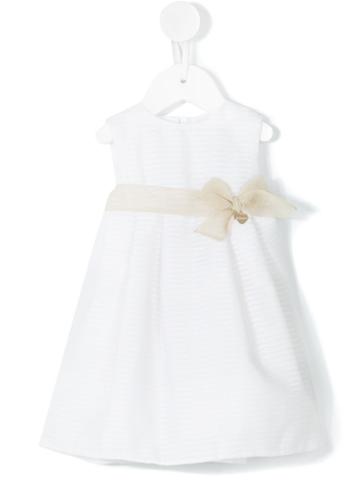 Le Bebé Enfant - Raffia Bow Dress - Kids - Cotton/polyester - 18 Mth, White