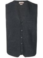 Hackett V-neck Waistcoat - Grey