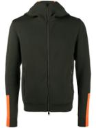 Moncler Quilted Panel Hoodie - Brown