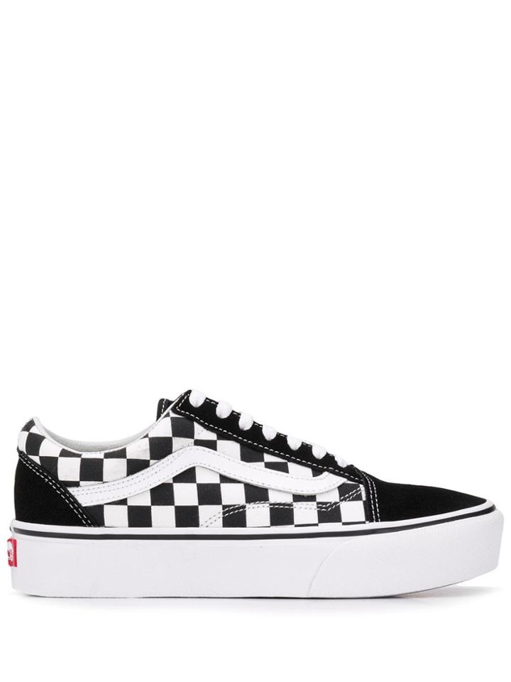 Vans Checkerboard Trainers - Black