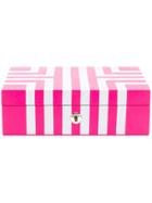 Rapport Maze Jewellery Box Covered In Pink And W