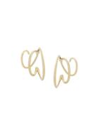 Maria Black 14kt Yellow Gold Mad Mouse Twirl Earrings - Metallic