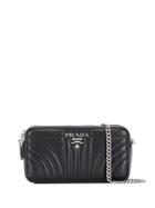 Prada Diagramme Mini Bag - Black