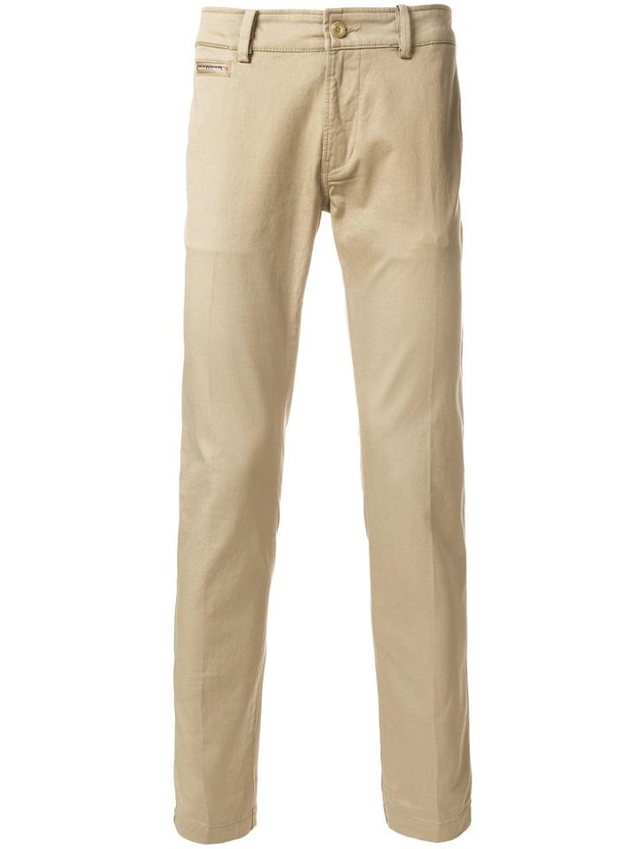 Diesel - Chi Shaped Trousers - Men - Cotton/spandex/elastane - 32, Nude/neutrals, Cotton/spandex/elastane
