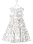 Dolce & Gabbana Kids Polka Dot Dress, Toddler Girl's, Size: 2 Yrs, White