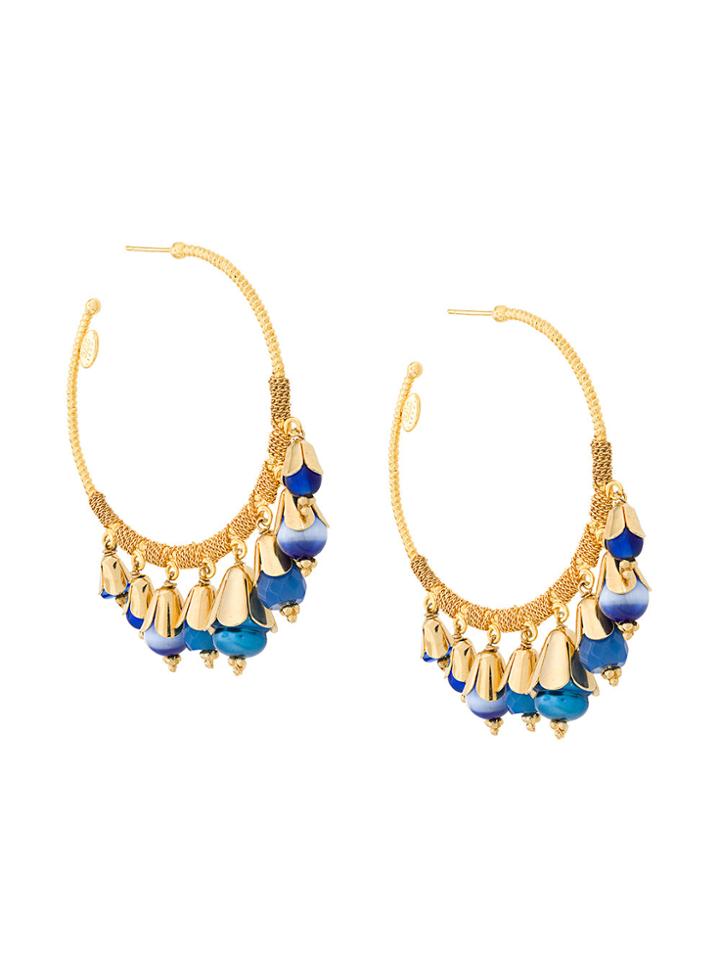 Gas Bijoux Tulipe Hoop Earrings - Metallic