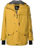 Moncler Grenoble Hooded Raincoat - Yellow & Orange