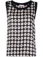 's Max Mara Graphic Print Vest Top - Blue