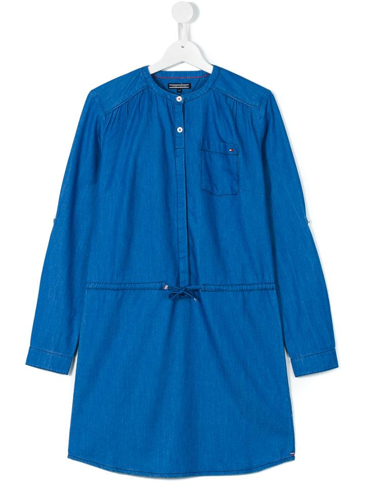 Tommy Hilfiger Junior - Denim Dress - Kids - Cotton/lyocell - 16 Yrs, Girl's, Blue