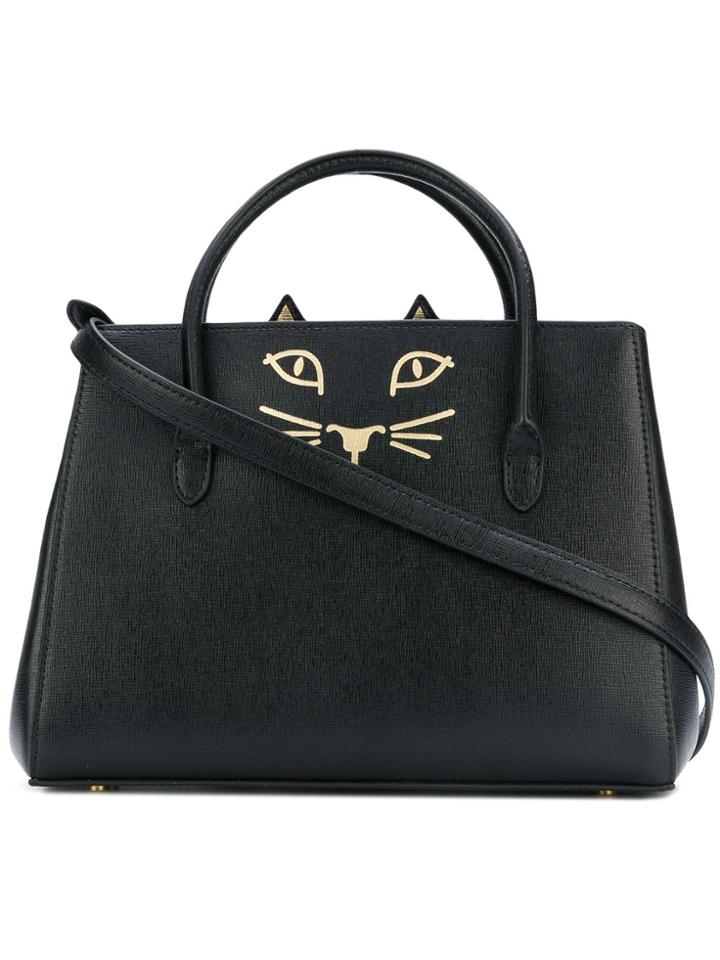 Charlotte Olympia Small Feline Tote - Black