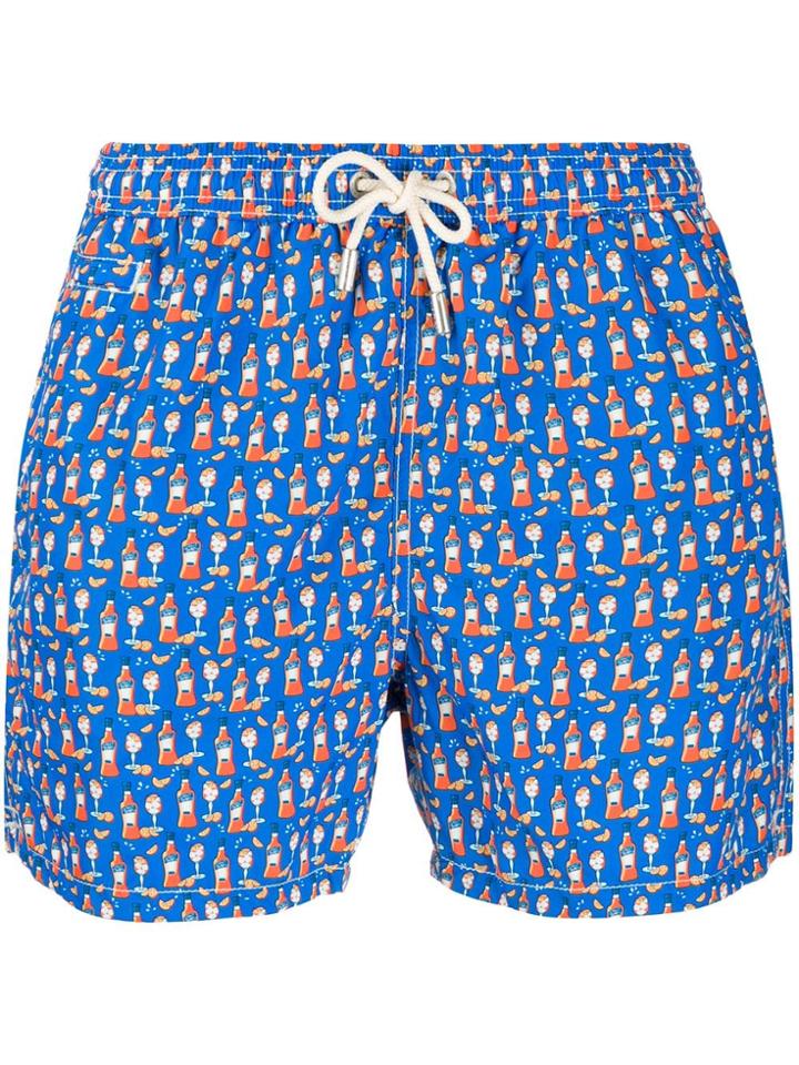 Mc2 Saint Barth Happy Hour Swimming Shorts - Blue
