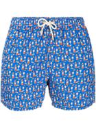 Mc2 Saint Barth Happy Hour Swimming Shorts - Blue