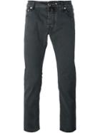 Jacob Cohen Textured Slim Fit Chinos