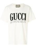 Gucci World Cities Print T-shirt - Yellow & Orange
