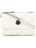 Moncler - Poppy Quilted Crossbody Bag - Women - Calf Leather - One Size, White, Calf Leather