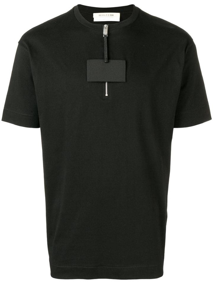 1017 Alyx 9sm Zip Front T-shirt - Black