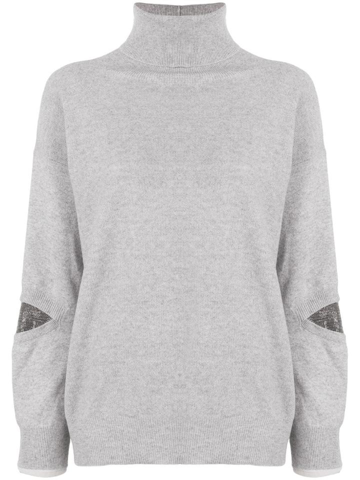 Fabiana Filippi Loose Fitted Sweater - Grey