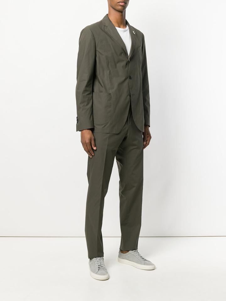 Lardini Cotton Leisure Suit - Green