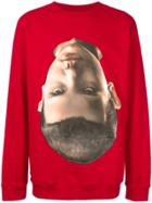 Ih Nom Uh Nit Baby Face Sweatshirt - Red