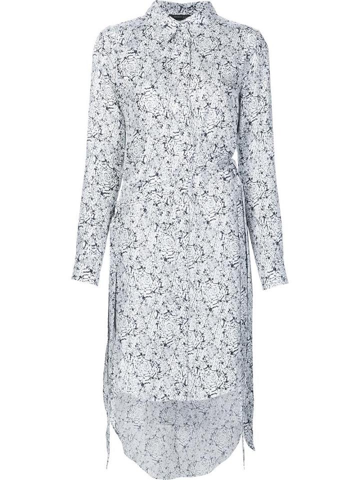 Thomas Wylde 'glaze' Shirt Dress, Women's, Size: Medium, White, Silk