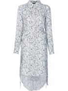 Thomas Wylde 'glaze' Shirt Dress, Women's, Size: Medium, White, Silk