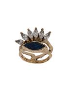 Voodoo Jewels Stack Branch Ring - Blue