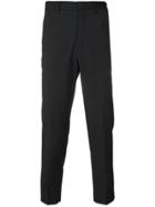 Pt01 Slim-fit Pleated Trousers - Black