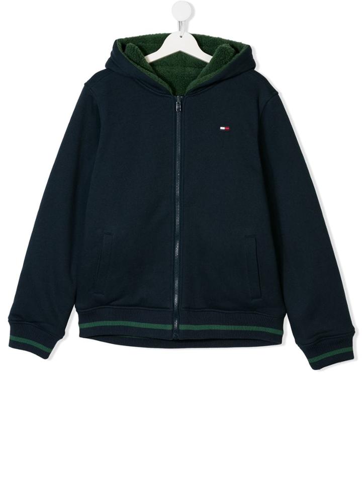 Tommy Hilfiger Junior Reversible Hoodie - Blue