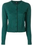Paule Ka Crew Neck Cardigan - Green